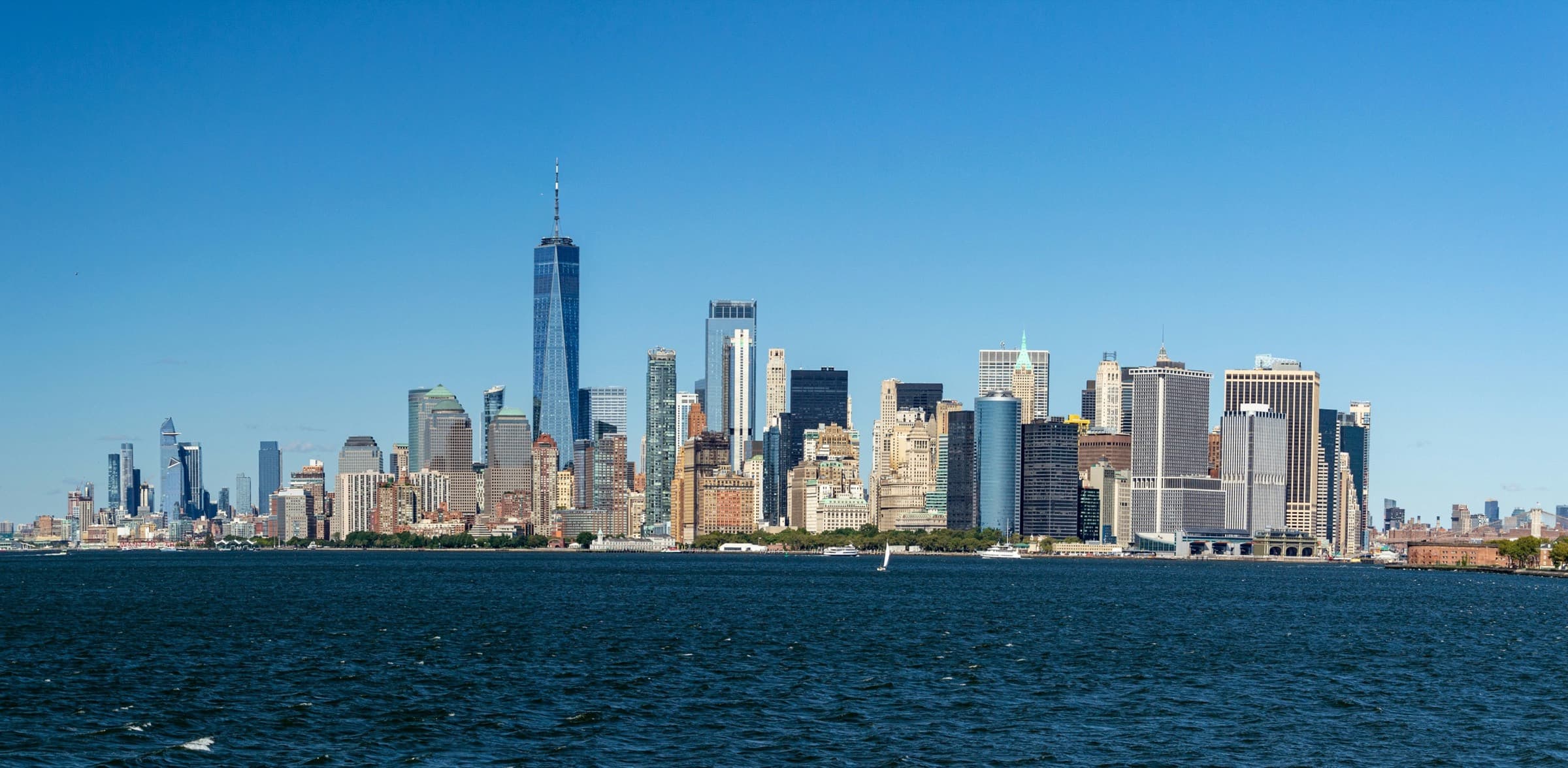 Hudson River waterfront and the northern New Jersey skyline